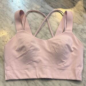 Lululemon Pink Ribbed Women's Bralette